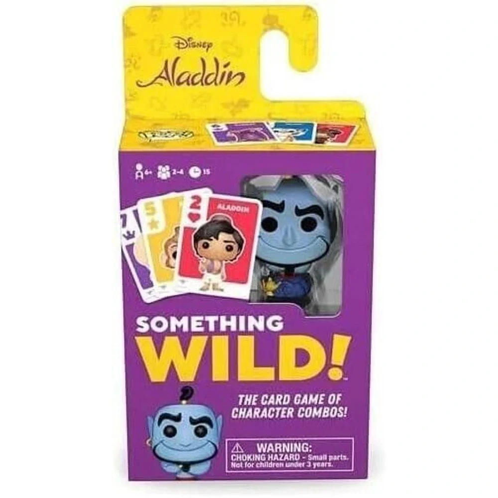 Funko Something Wild! Disney Aladdin w/ Genie Pocket Pop! Game for 2-4 Player